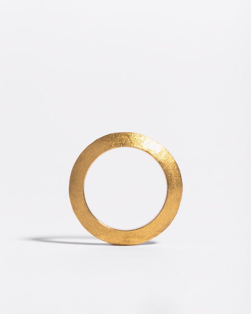 Bronze disc ring