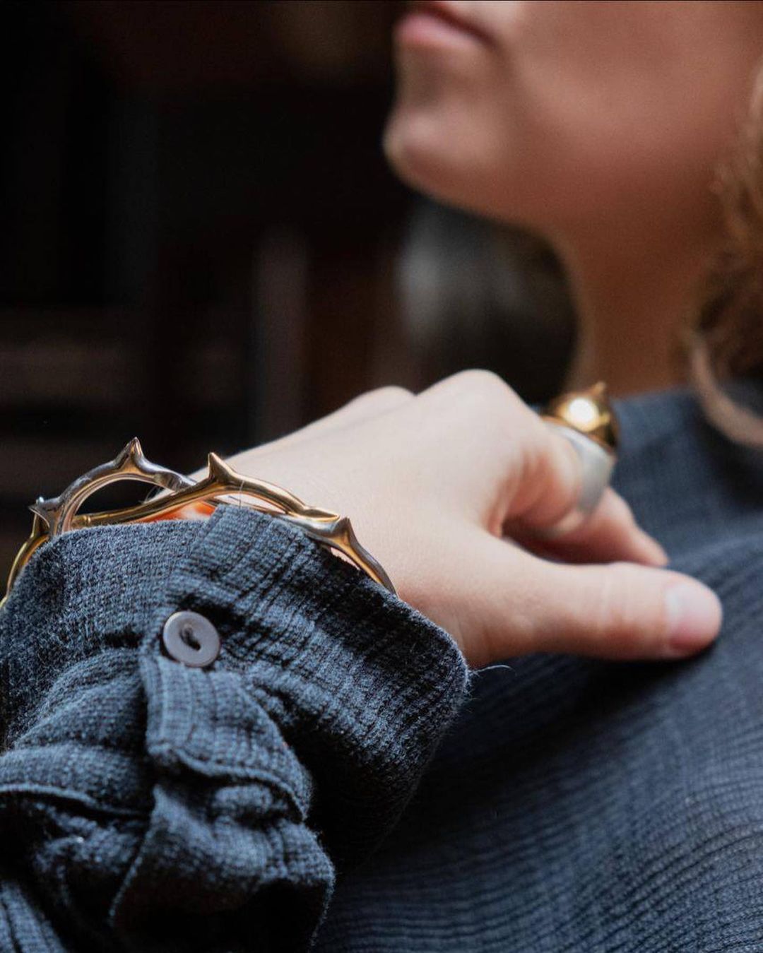 Crown of thorns bracelet