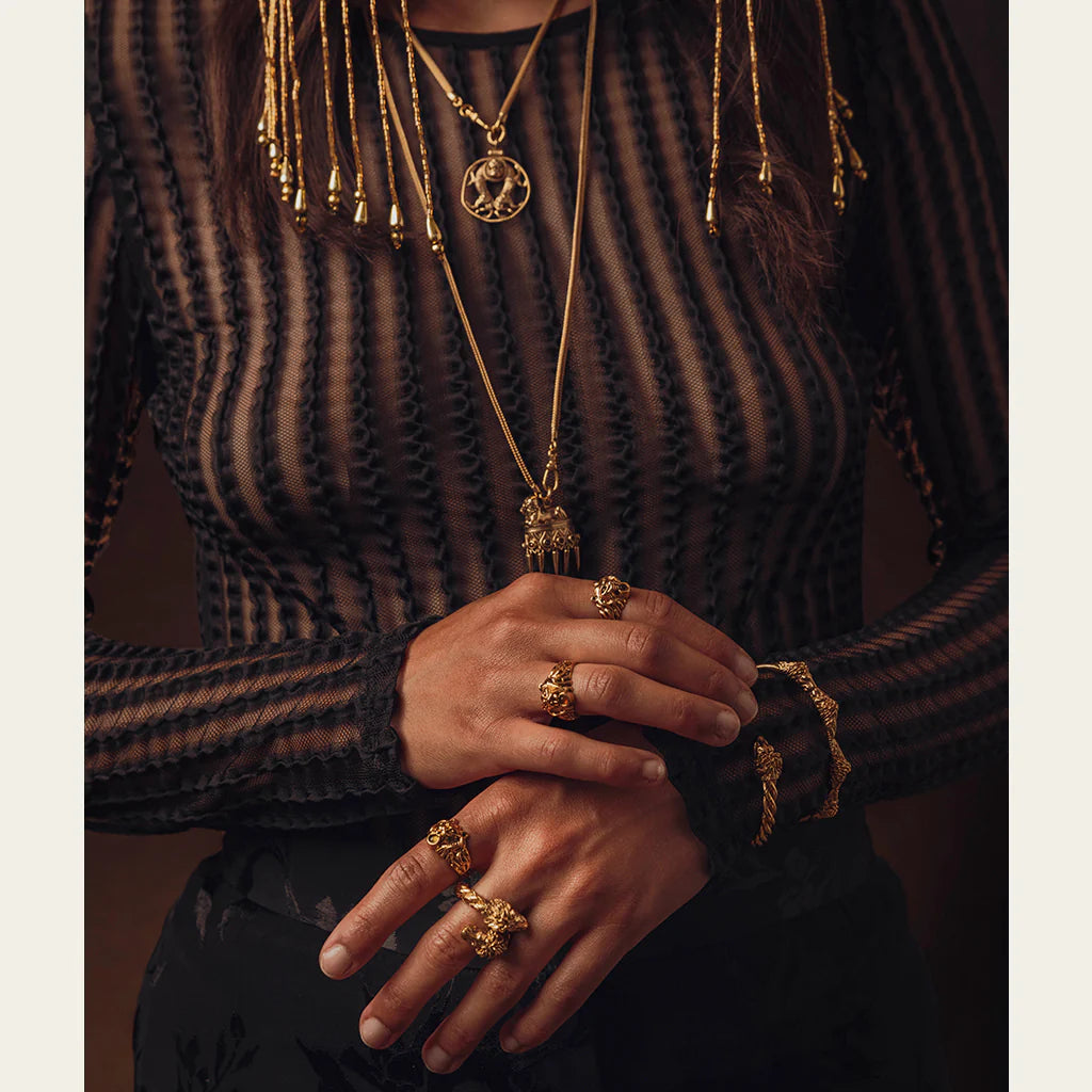 Aya Twisted Lion Bracelet