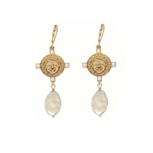 Medusa Stone Earrings