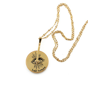 Sacha wheel of fortune necklace