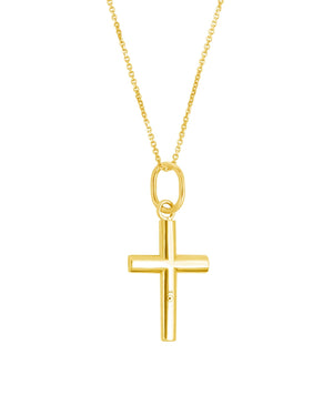 Cross diamond charm