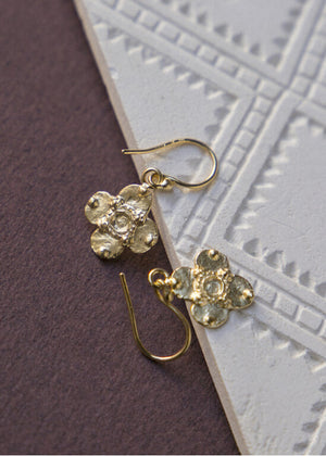 Earrings in silver-gilt India