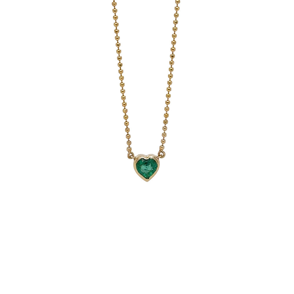 Emerald Small Heart