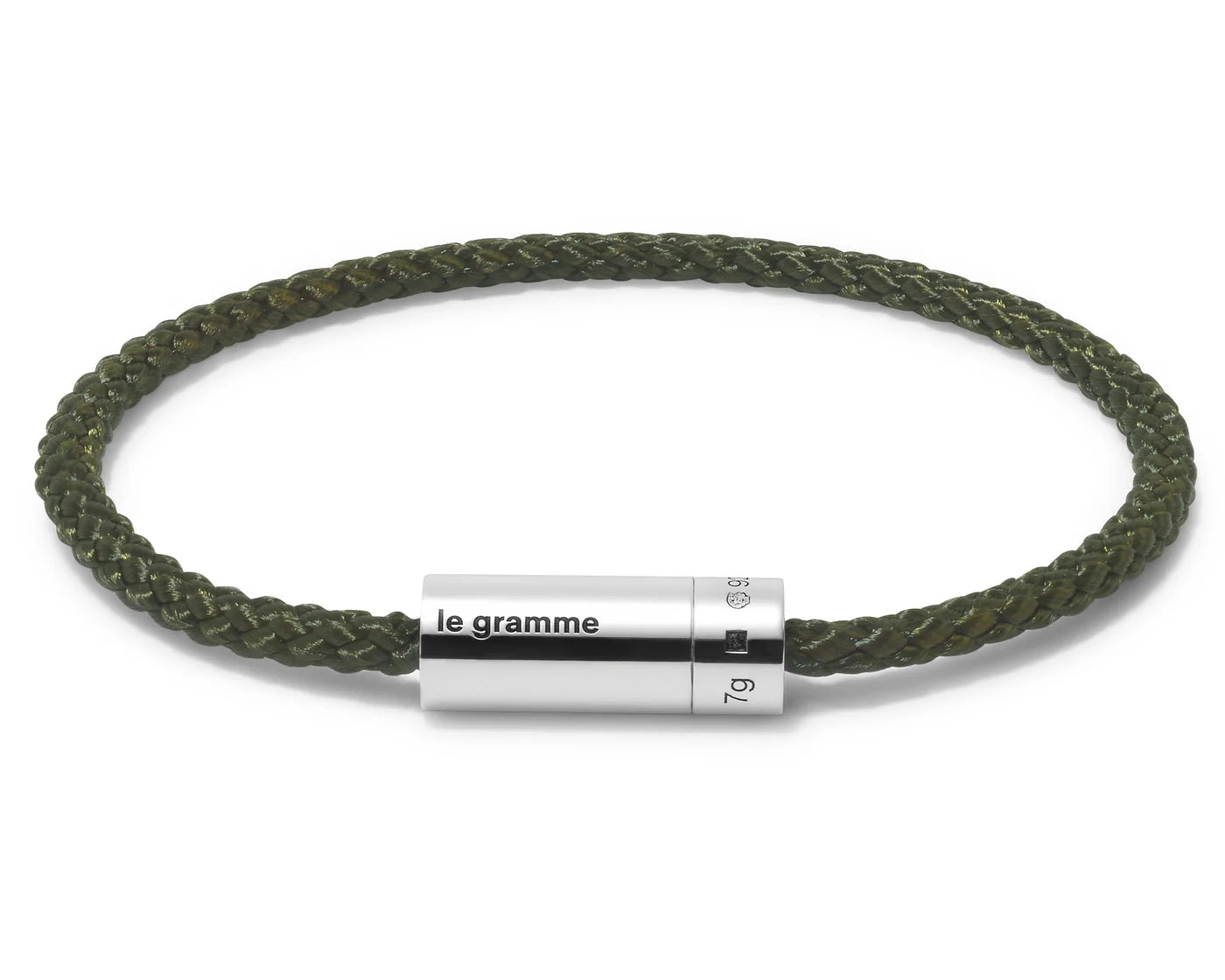 Khaki nato cable bracelet le 7g