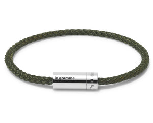 Khaki nato cable bracelet le 7g