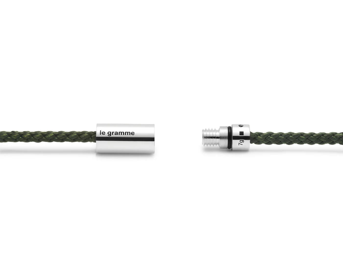 Khaki nato cable bracelet le 7g