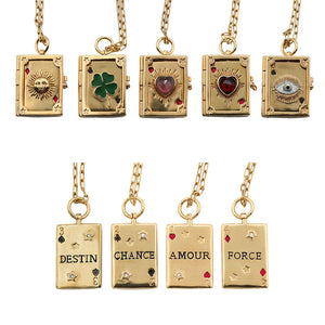Sacha book necklace