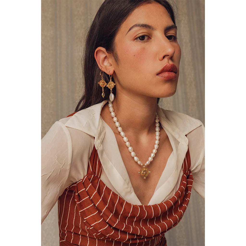 Medusa Stone Earrings
