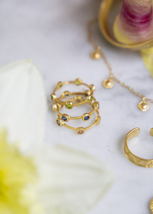 Ring in silver-gilt Joy
