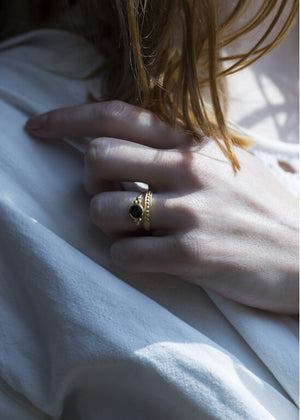 Ring in silver-gilt Louise