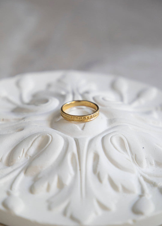 Ring in silver-gilt Louise