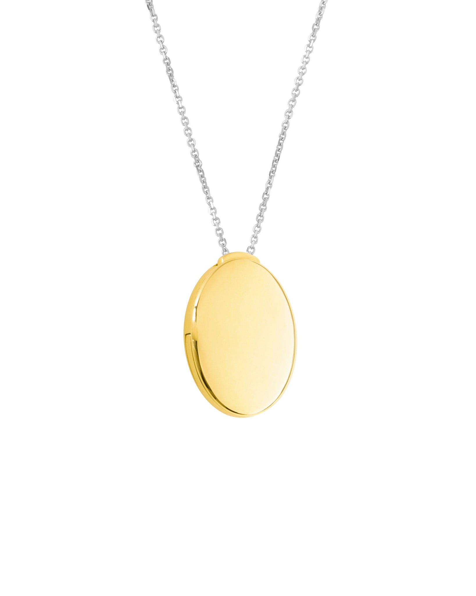 Photo locket necklace L