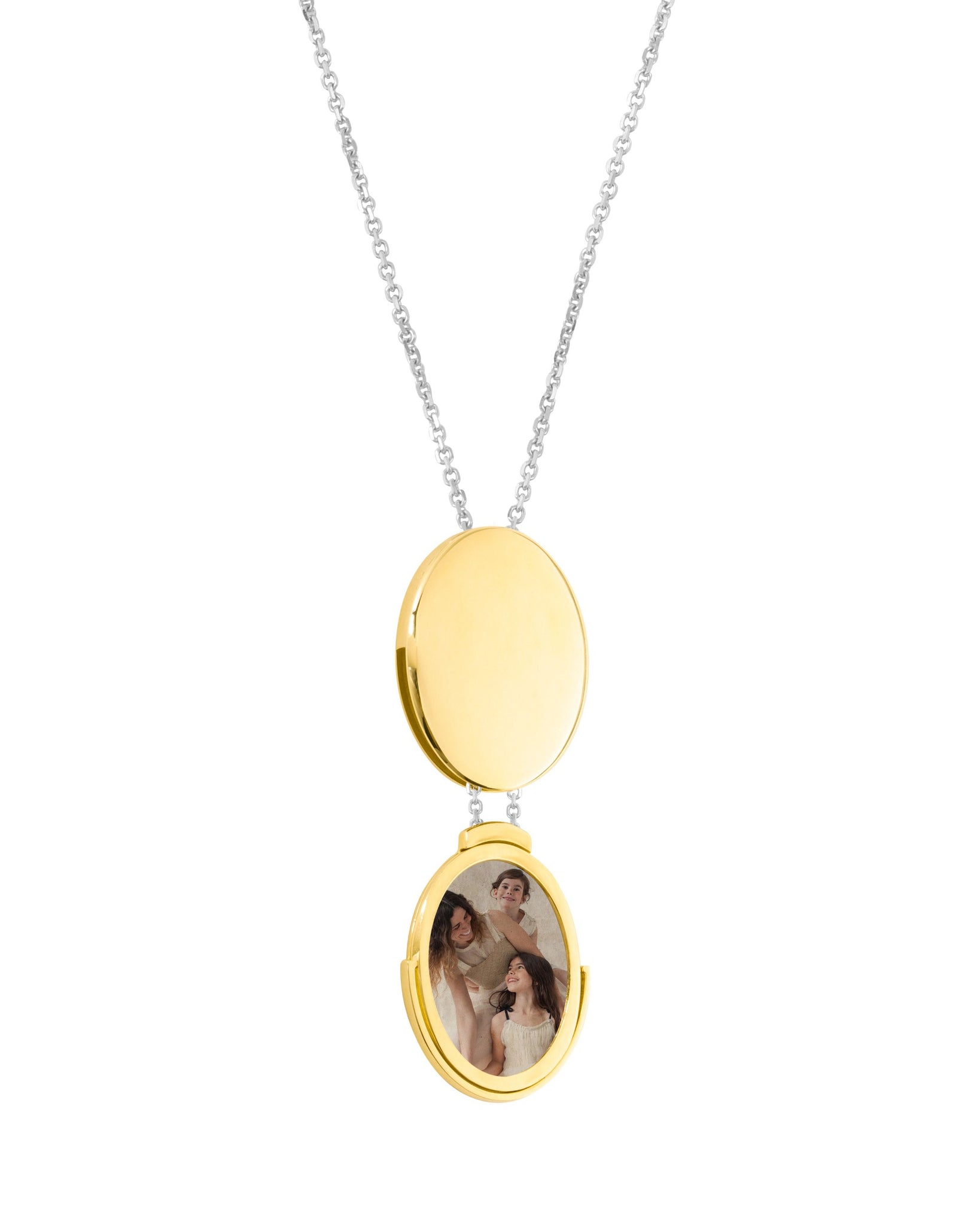 Photo locket necklace S