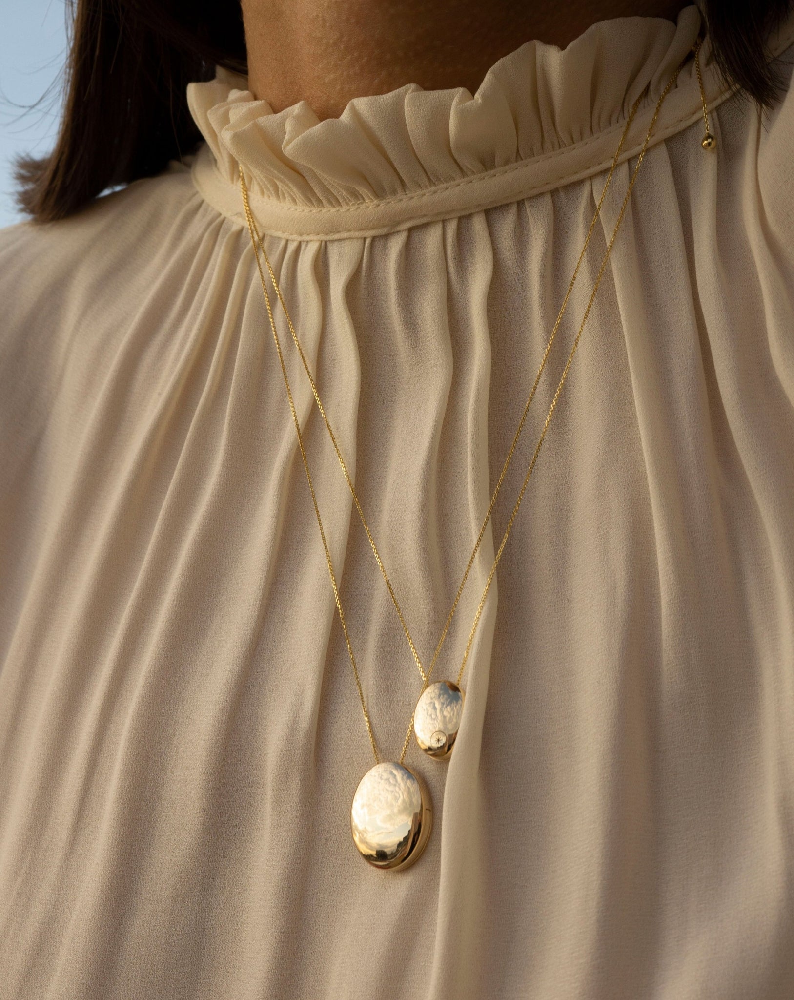 Photo locket necklace S
