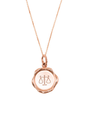 Zodiac Libra necklace