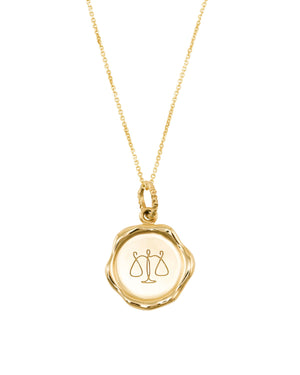 Zodiac Libra necklace