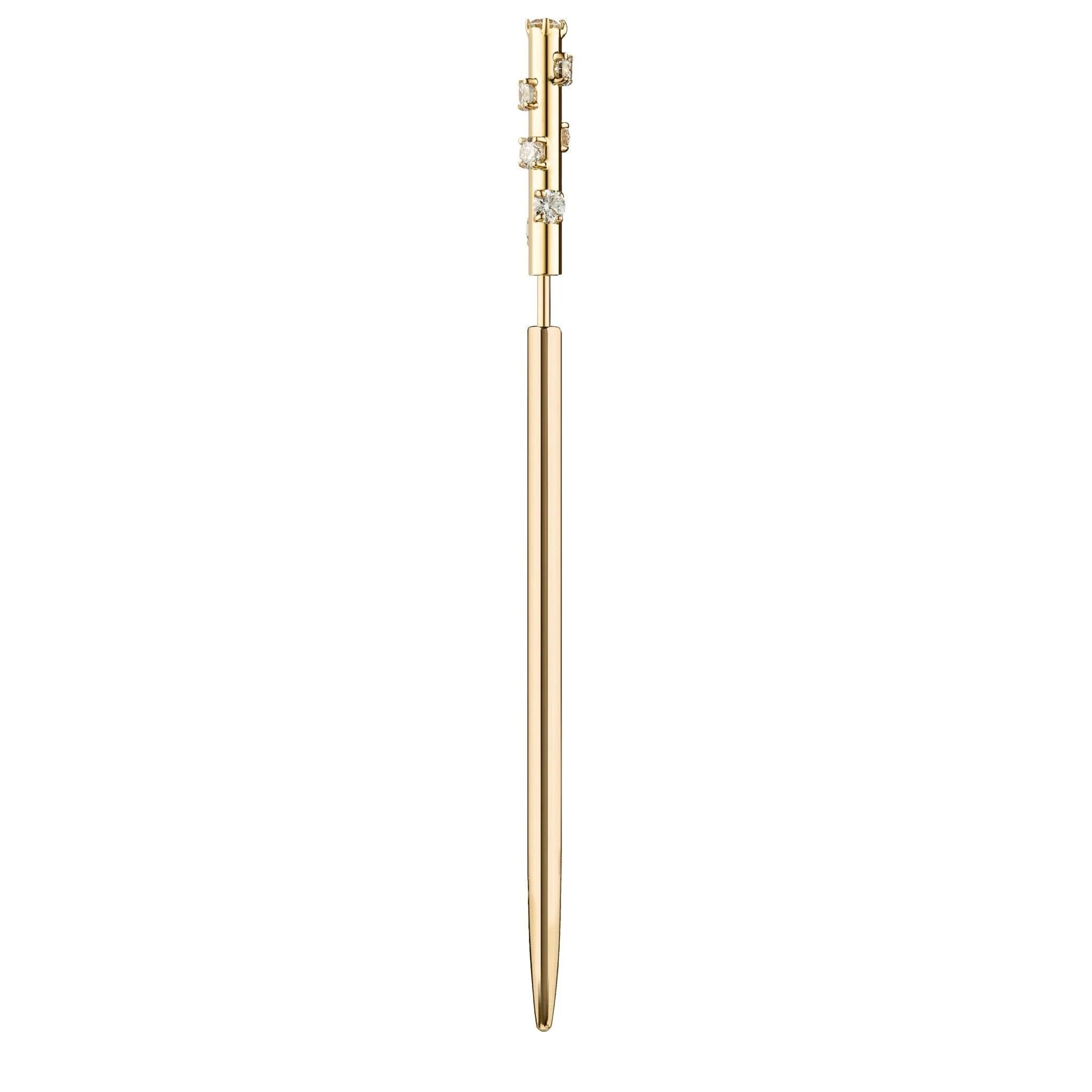 Neve Tzedek combination mono earpin 8 cm