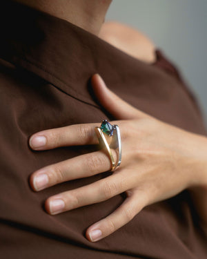 Omotesando ear cuff/ring L