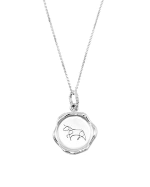 Zodiac Taurus necklace