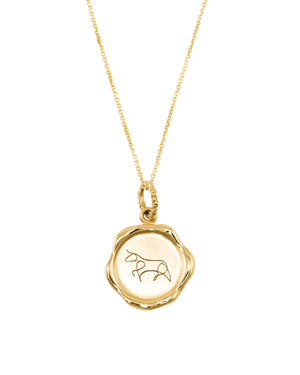 Zodiac Taurus necklace