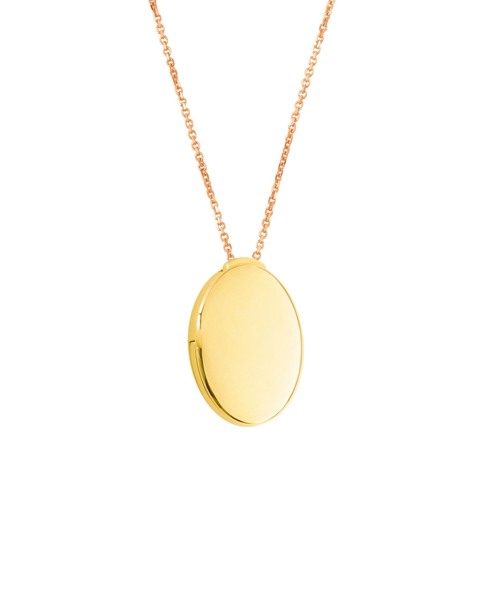Photo locket necklace L