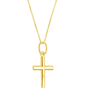 Cross diamond necklace